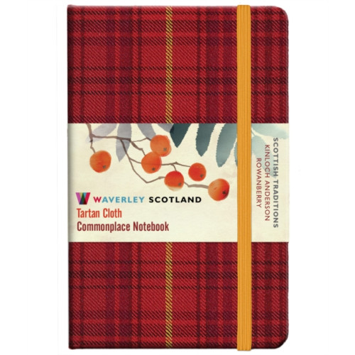 The Gresham Publishing Co. Ltd Waverley S.T. (M): Rowanberry Pocket Genuine Tartan Cloth Commonplace Notebook (inbunden, eng)