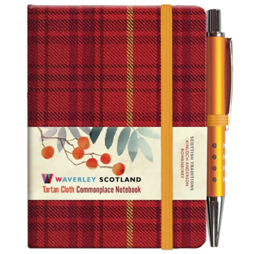 The Gresham Publishing Co. Ltd Waverley S.T. (S): Rowanberry Mini with Pen Pocket Genuine Tartan Cloth Commonplace Notebook (inbunden, eng)