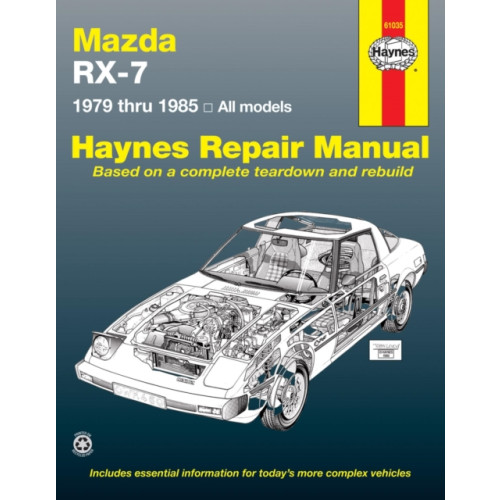 Haynes Manuals Inc Mazda RX-7 for Mazda RX-7, GS, GSL & GSL-SE (1979-1985) Haynes Repair Manual (USA) (häftad, eng)