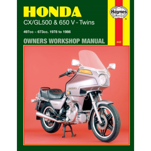 Haynes Manuals Inc Honda CX/GL500 & 650 V-Twins (78 - 86) (häftad, eng)