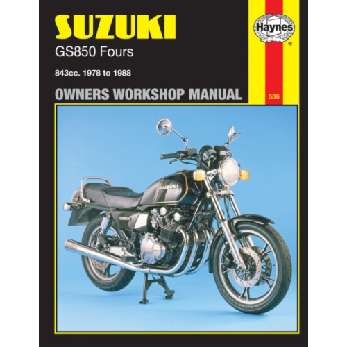 Haynes Manuals Inc Suzuki GS850 Fours (78 - 88) Haynes Repair Manual (häftad, eng)