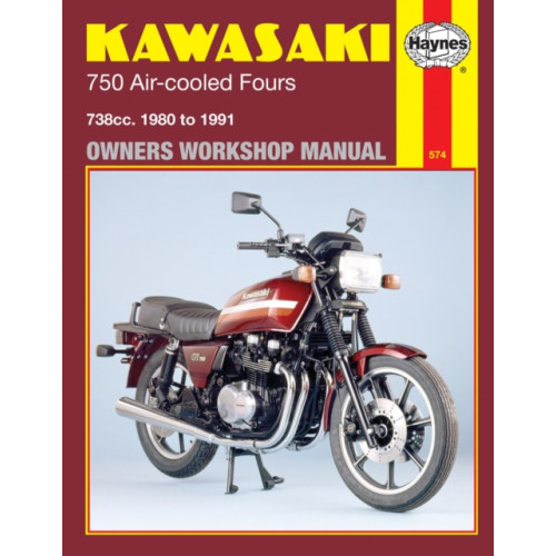 Haynes Manuals Inc Kawasaki 750 Air-Cooled Fours (80 - 91) (häftad, eng)