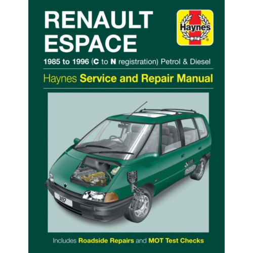 Haynes Manuals Inc Renault Espace Petrol & Diesel (85 - 96) C To N (inbunden, eng)