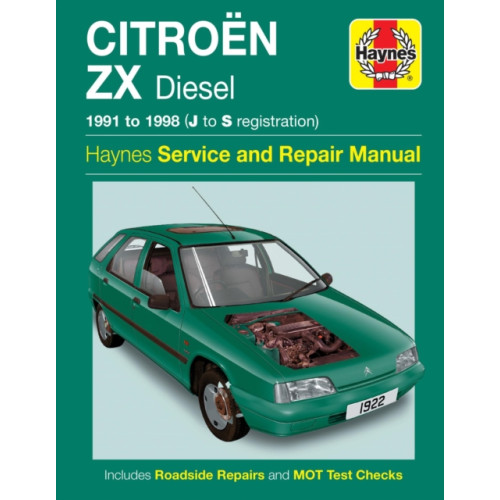 Haynes Manuals Inc Citroen ZX Diesel (91 - 98) Haynes Repair Manual (häftad, eng)