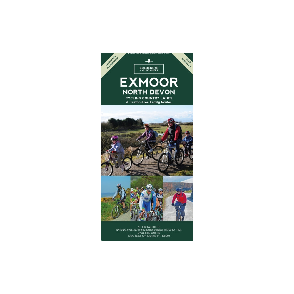 Produktbild för Exmoor North Devon: Cycling Country Lanes & Traffic-Free Family Routes