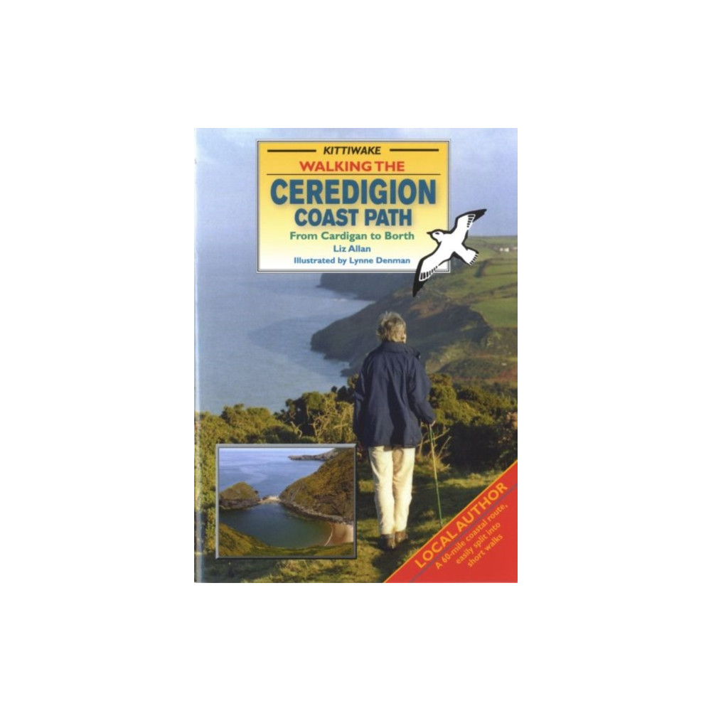 Produktbild för Walking the Ceredigion Coast Path - From Cardigan to Borth (häftad, eng)