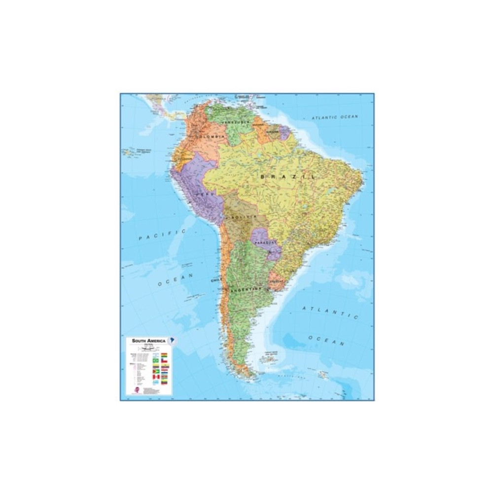 Produktbild för America south laminated