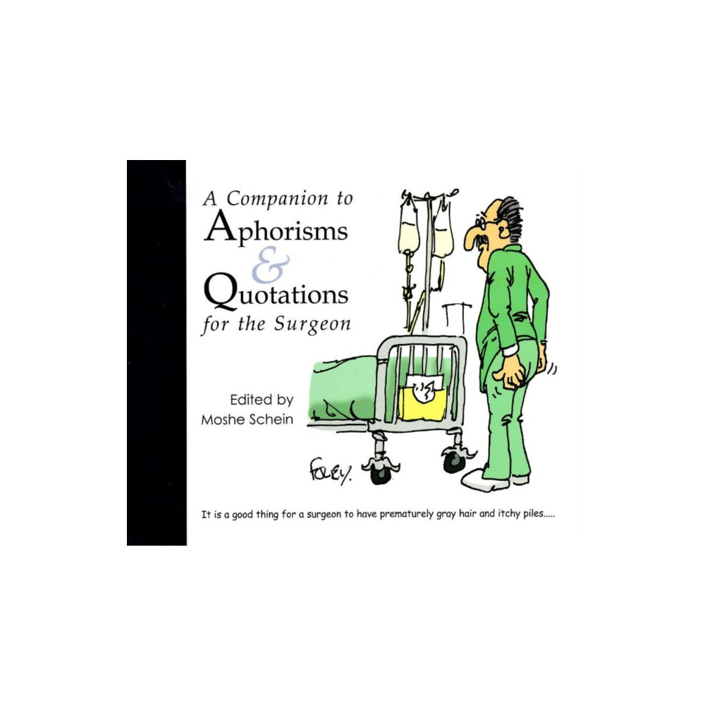 Produktbild för A Companion to Aphorisms & Quotations for the Surgeon (häftad, eng)