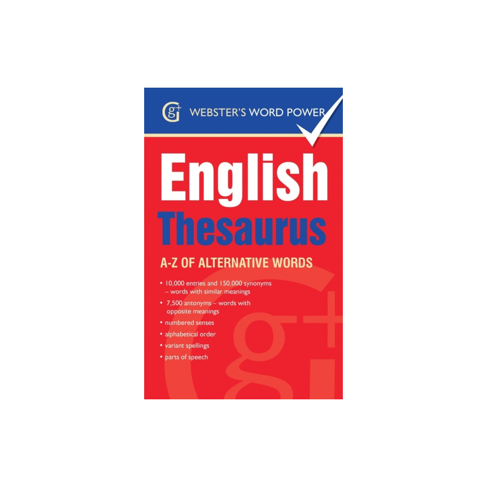 Produktbild för Webster's Word Power English Thesaurus (häftad, eng)