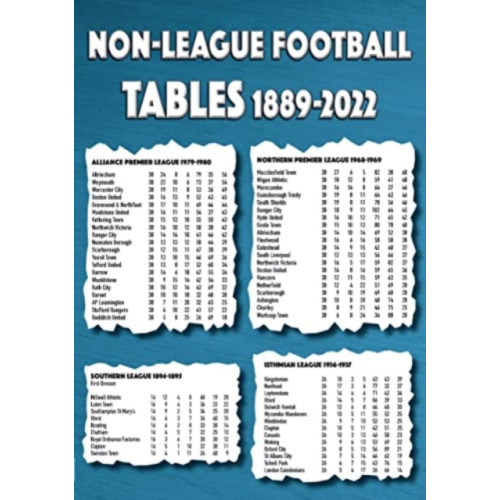 Soccer Books Ltd Non-League Football Tables 1889-2022 (häftad, eng)