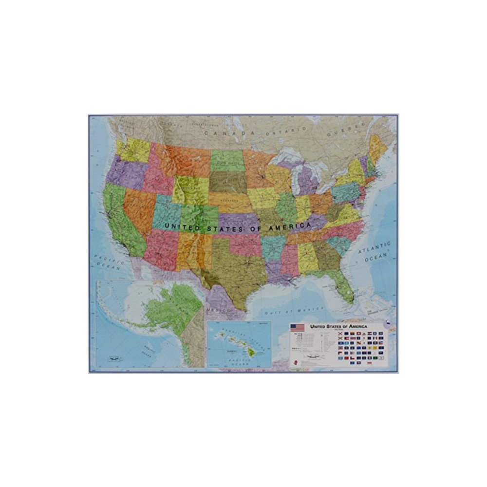 Produktbild för USA political laminated