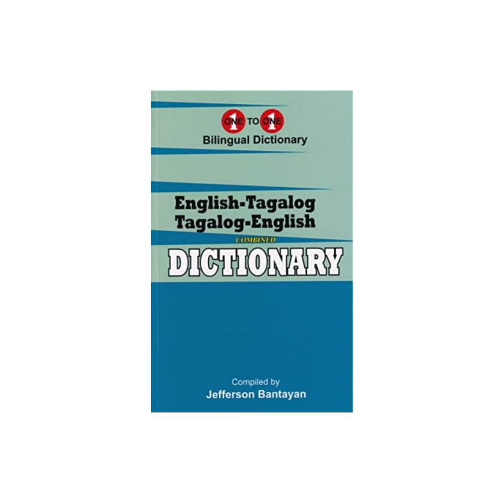 Produktbild för English-Tagalog & Tagalog-English One-to-One Dictionary (häftad, eng)