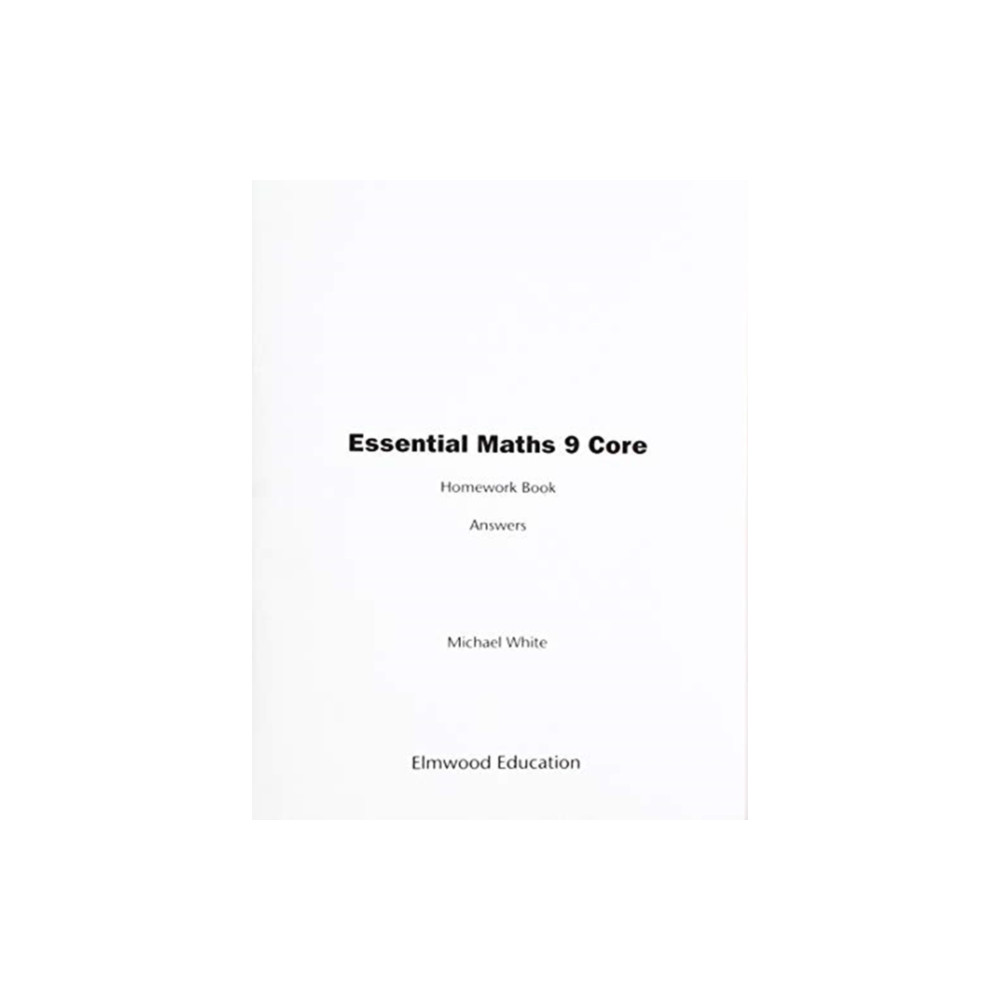 Produktbild för Essential Maths 9 Core Homework Answers (häftad, eng)