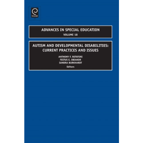 Emerald Publishing Limited Autism and Developmental Disabilities (inbunden, eng)