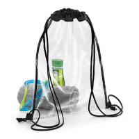Bag Base Clear Gymsack Clear/Black