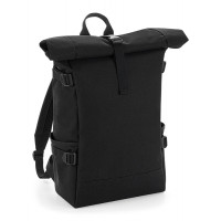 Bag Base Block Roll-Top Backpack Black/Black