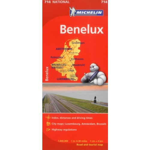 Michelin Editions Des Voyages Benelux - Michelin National Map 714