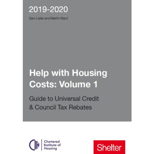 Shelter Help With Housing Costs: Volume 1 (häftad, eng)
