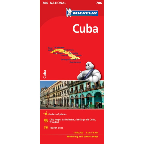 Michelin Editions Des Voyages Cuba - Michelin National Map 786