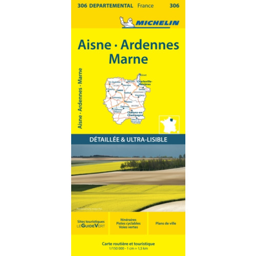 Michelin Editions Des Voyages Aisne Ardennes Marne - Michelin Local Map 306