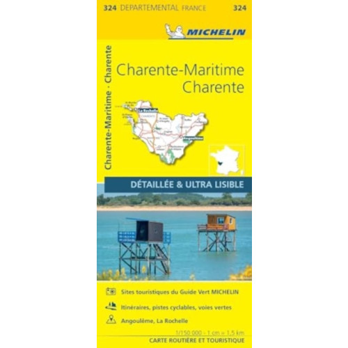 Michelin Editions Des Voyages Charente  Charente-Maritime - Michelin Local Map 324