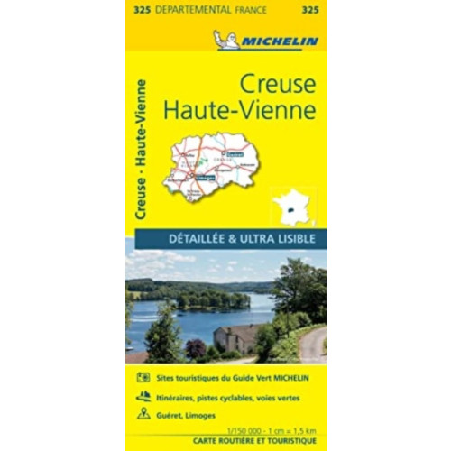 Michelin Editions Des Voyages Creuse, Haute-Vienne - Michelin Local Map 325