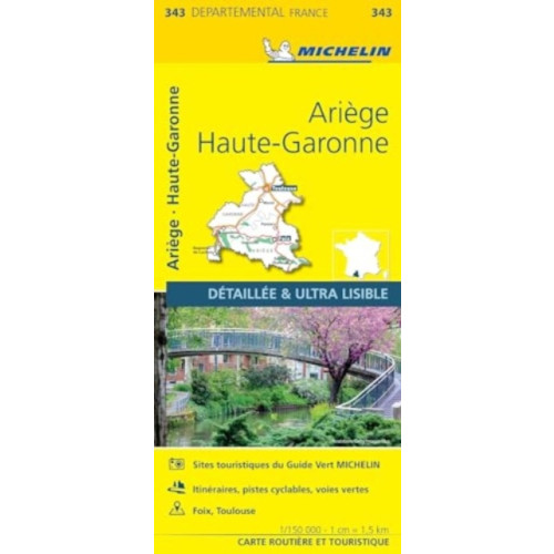 Michelin Editions Des Voyages Ariege, Haute-Garonne - Michelin Local Map 343