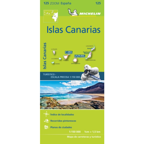 Michelin Editions Des Voyages Iles Canaries - Zoom Map 125