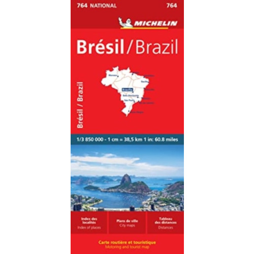 Michelin Editions Des Voyages Brazil - Michelin National Map 764