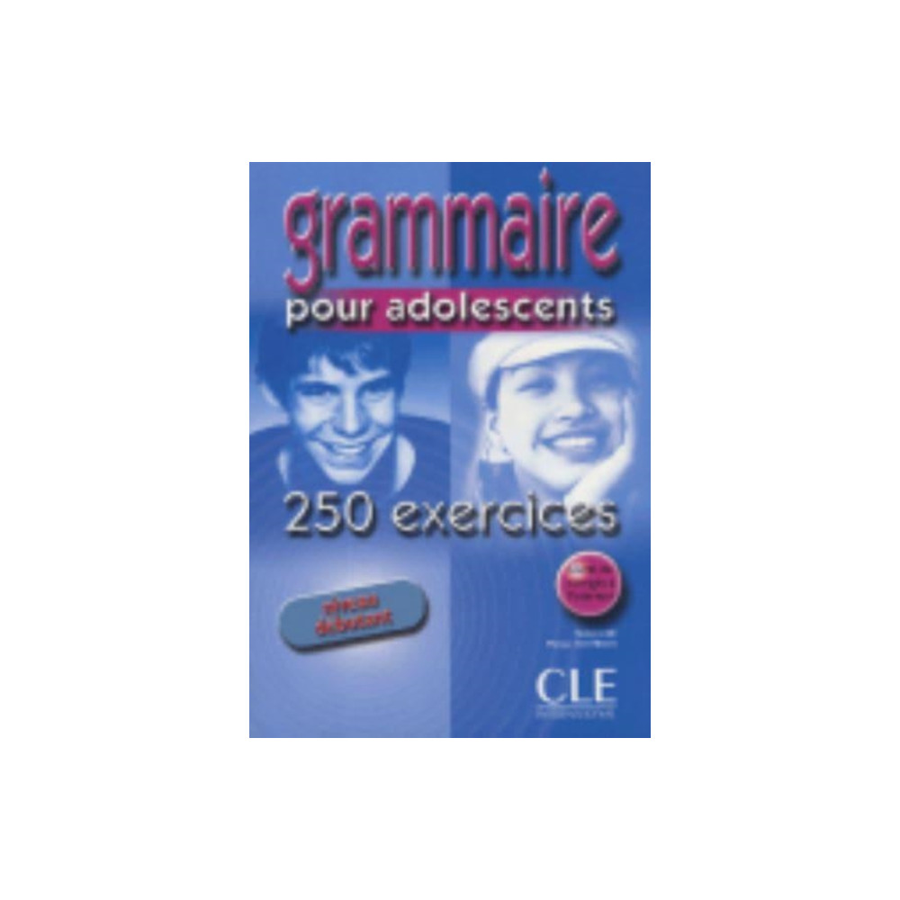 Produktbild för Grammaire 250 exercices pour adolescents - Niveau debutant - Cahier d'activites (häftad, fre)