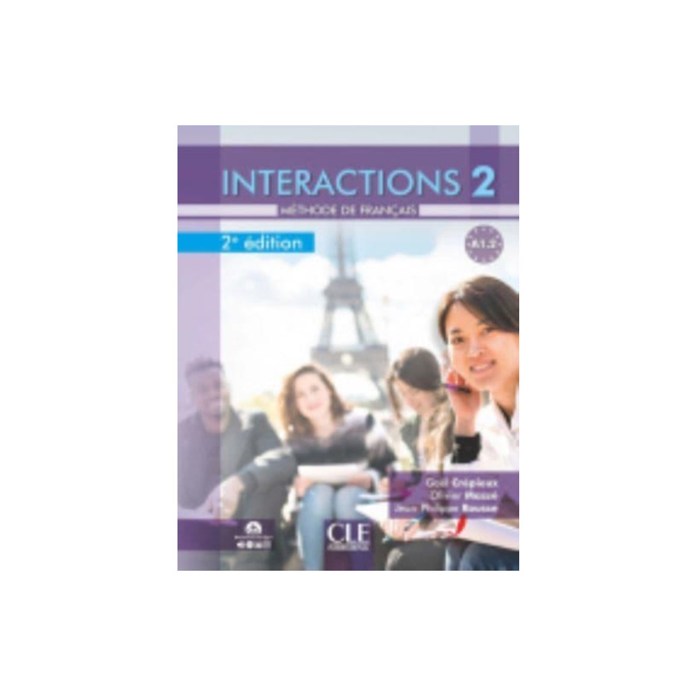 Produktbild för Interactions 2 - Niveau A1.2 - Livre de l'eleve + Audio (häftad, fre)
