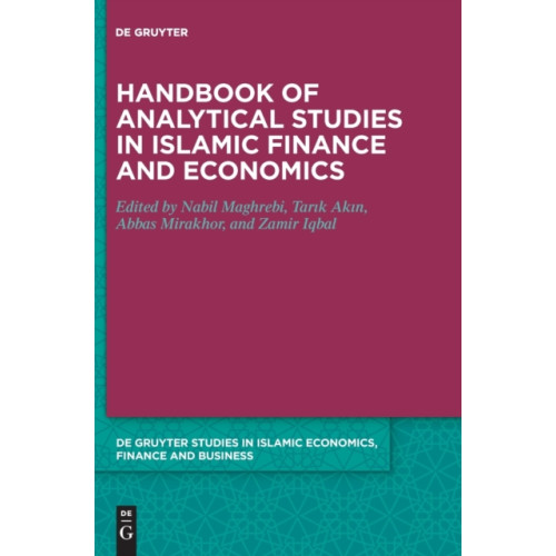 De Gruyter Handbook of Analytical Studies in Islamic Finance and Economics (inbunden, eng)