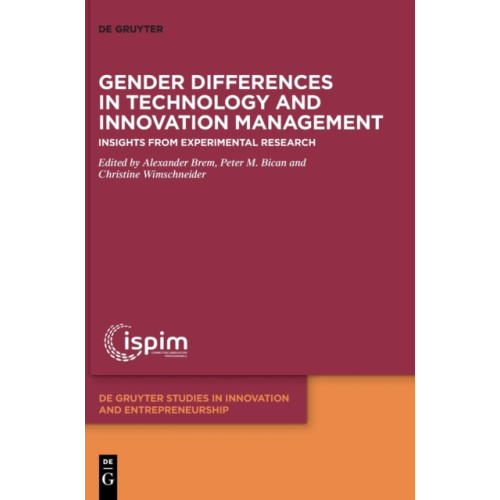 De Gruyter Gender Differences in Technology and Innovation Management (inbunden, eng)