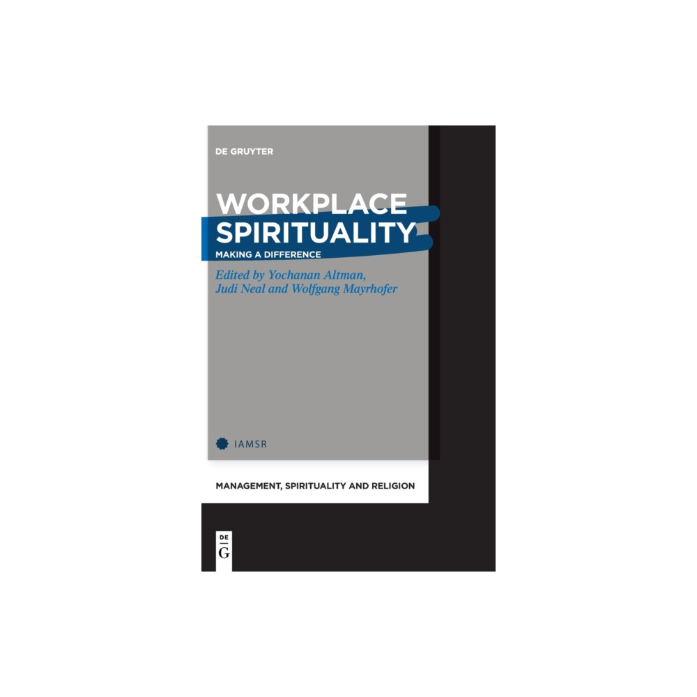 Produktbild för Workplace Spirituality (inbunden, eng)