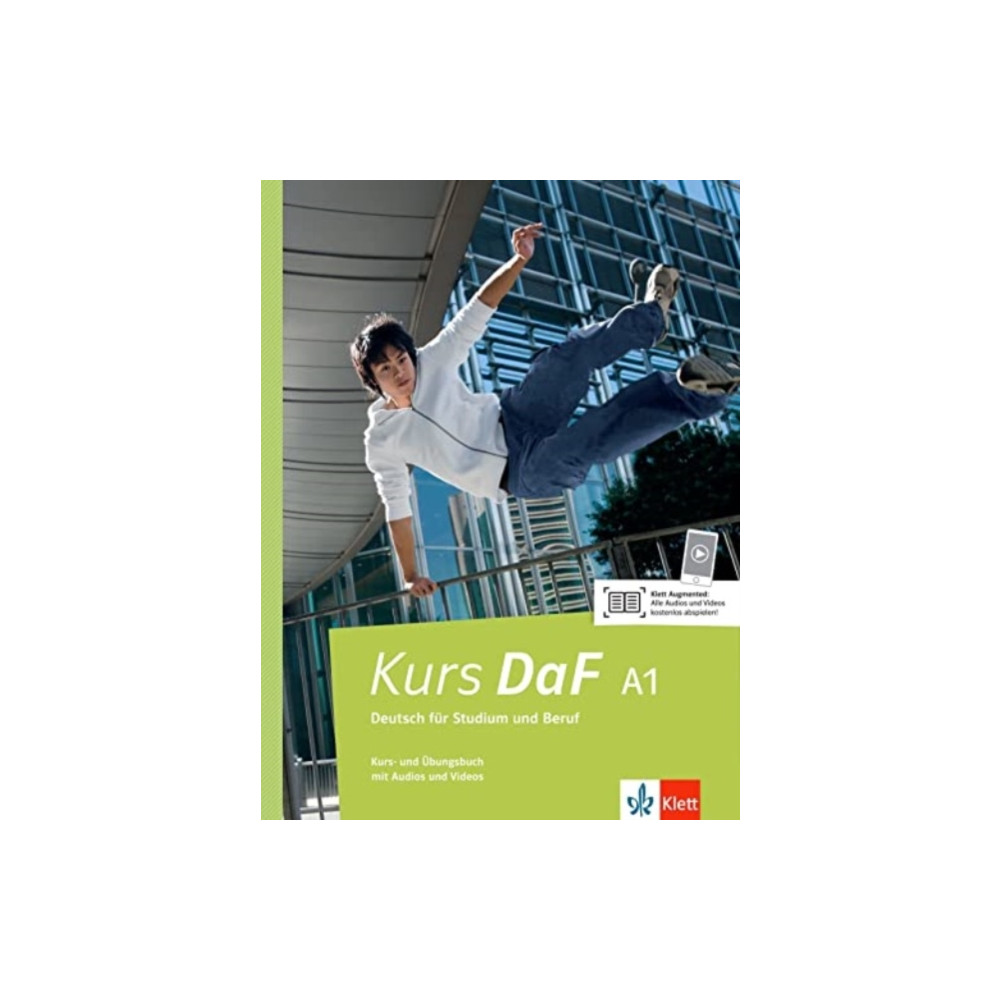 Produktbild för Kurs DaF A1 - Deutsch fur Studium und Beruf Kurs- und UEbungsbuch mit Audios und Videos (häftad, ger)