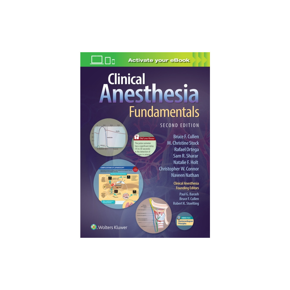 Produktbild för Clinical Anesthesia Fundamentals: Print + Ebook with Multimedia (häftad, eng)