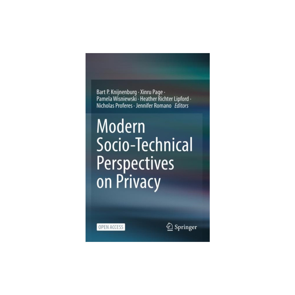 Produktbild för Modern Socio-Technical Perspectives on Privacy (häftad, eng)