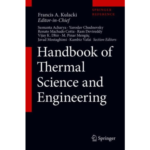 Springer International Publishing AG Handbook of Thermal Science and Engineering (inbunden, eng)