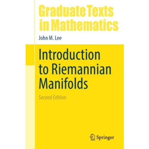 Springer International Publishing AG Introduction to Riemannian Manifolds (inbunden, eng)