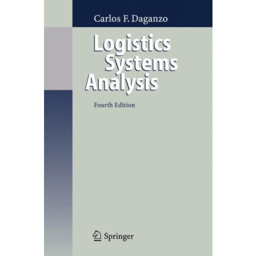 Springer-Verlag Berlin and Heidelberg GmbH & Co. KG Logistics Systems Analysis (inbunden, eng)