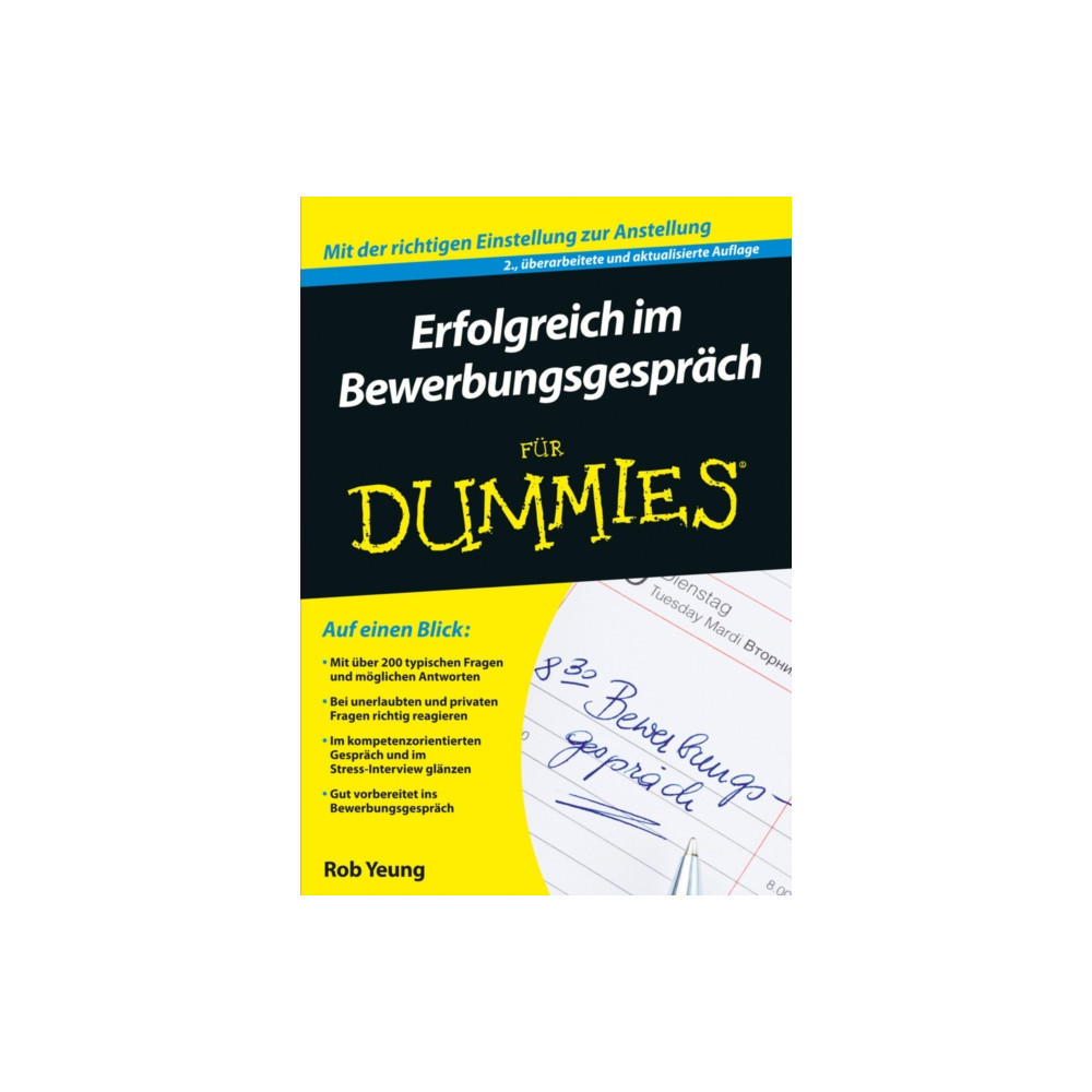 Produktbild för Erfolgreich im Bewerbungsgesprach fur Dummies (häftad, ger)