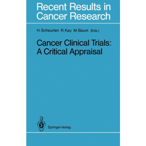 Springer-Verlag Berlin and Heidelberg GmbH & Co. KG Cancer Clinical Trials (häftad, eng)