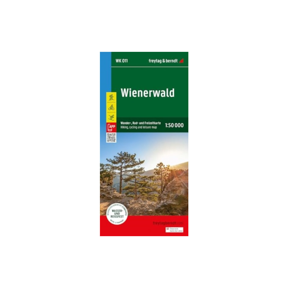 Produktbild för Viennan Woods, Hiking, cycling & Leisure Map