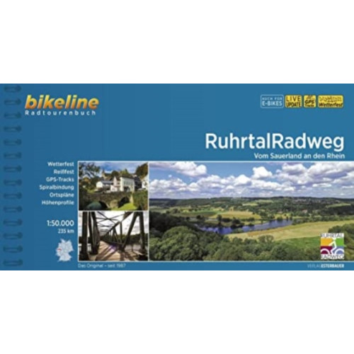 Verlag Esterbauer Ruhrtal Radweg vom Sauerland an den Rhein (bok, spiral, ger)