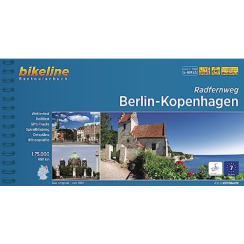 Verlag Esterbauer Berlin - Kopenhagen Radfernweg (bok, spiral, ger)