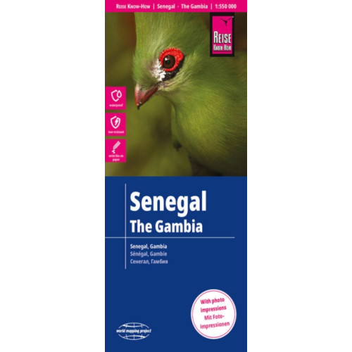 Reise Know-How Verlag Peter Rump GmbH Senegal, Gambia (1:550.000)