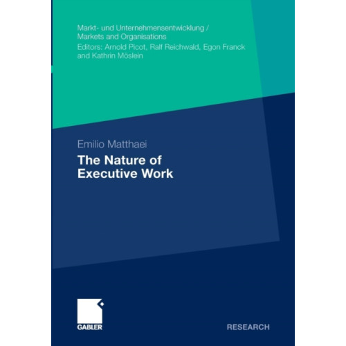 Gabler The Nature of Executive Work (häftad, eng)