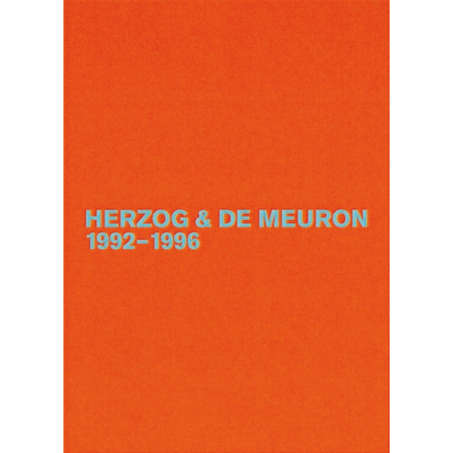 Birkhauser Herzog & de Meuron 1992-1996 (inbunden, ger)