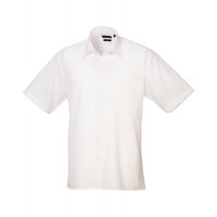 Premier Short Sleeve Poplin Shirt White