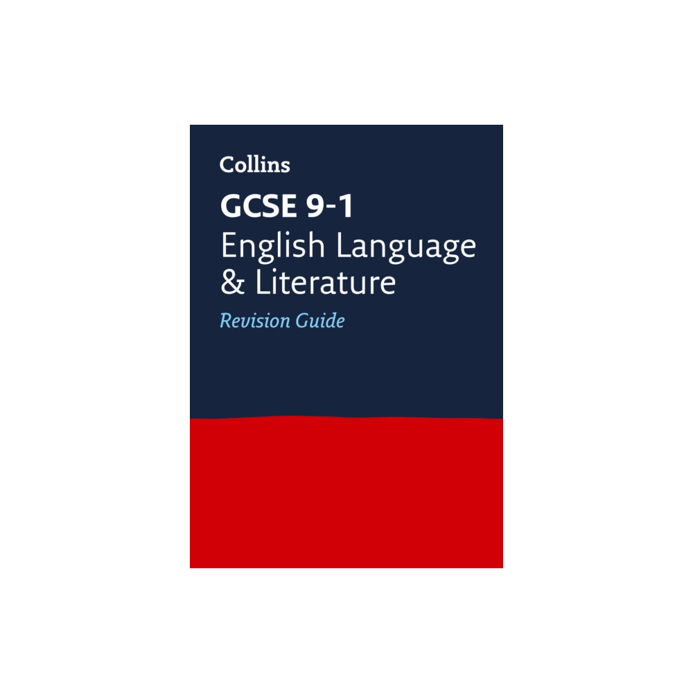 Produktbild för GCSE 9-1 English Language and Literature Revision Guide (häftad, eng)
